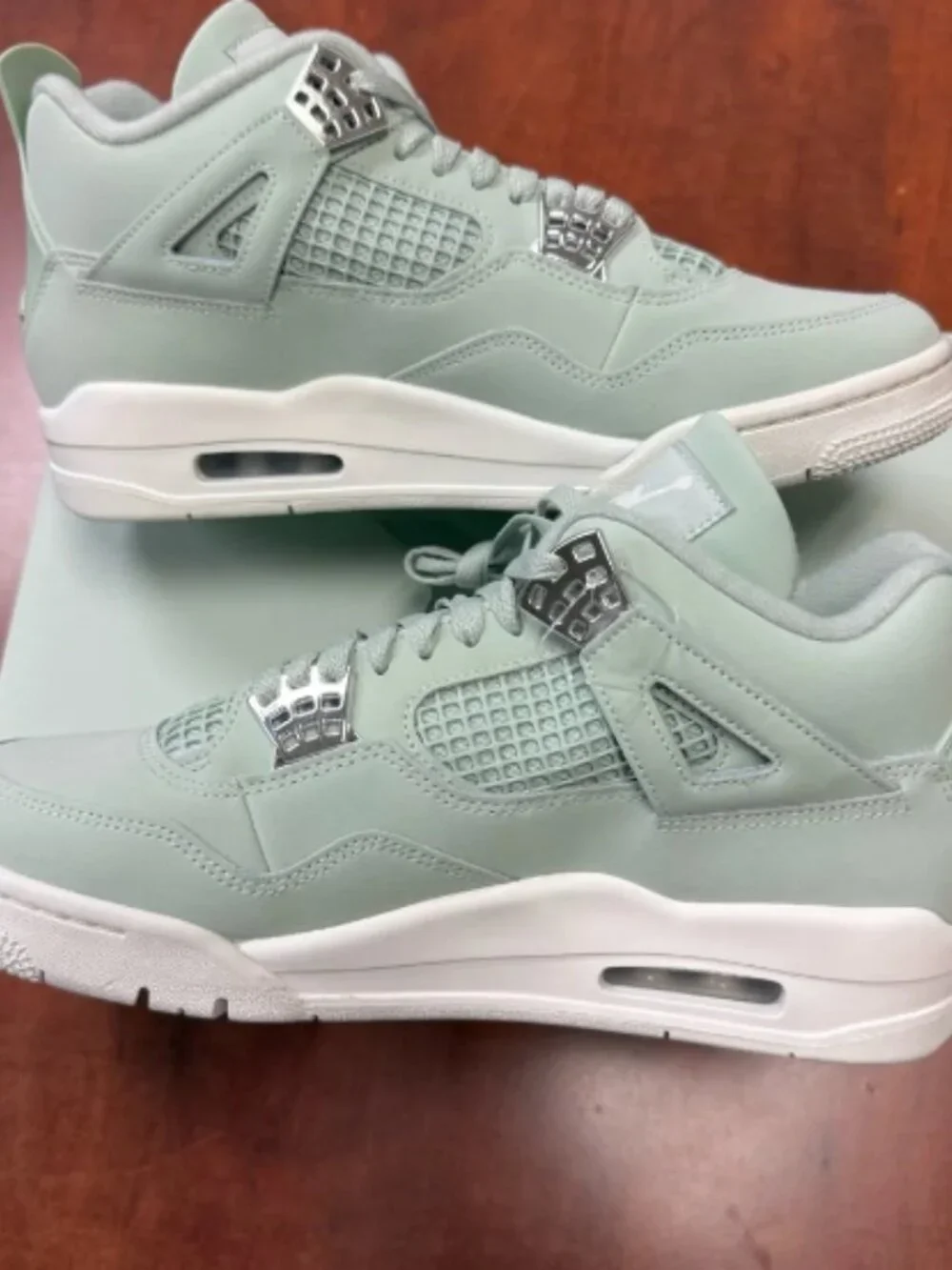 Nike Air Jordan 4 Retro Seafoam Sail Silver